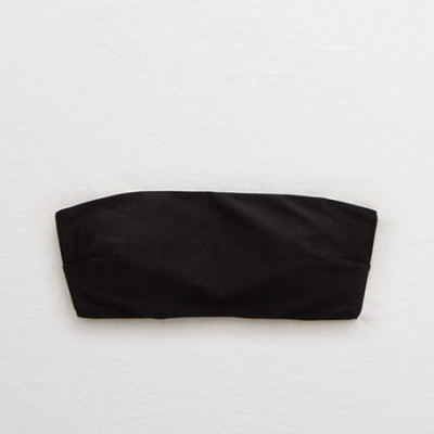 Aerie Bandeau Bikini Top Womens True Black