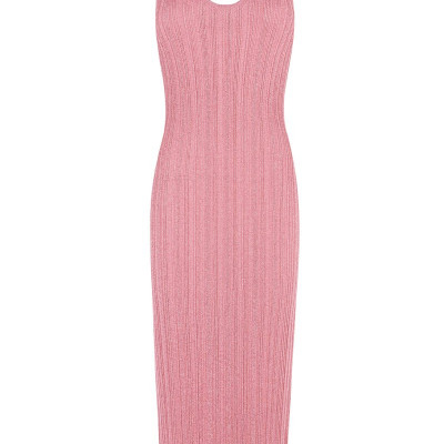 Pink Lurex Dress