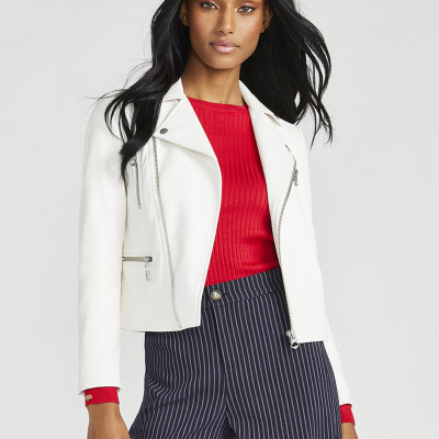Scoop Faux Leather Jacket