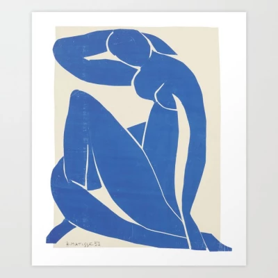 Blue Nude by Henri Matisse Art Print
