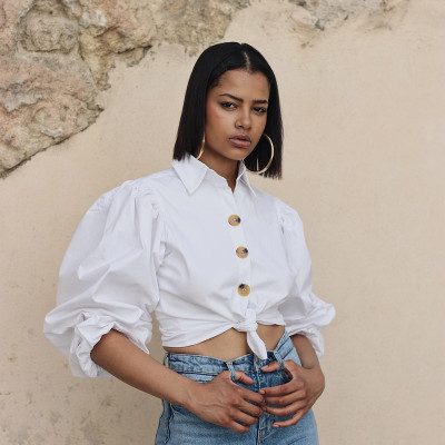 Nadya Shirt White