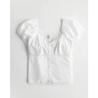 Easy Short-Sleeve Babydoll Top