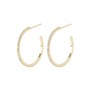 Shimmer Small Hoop Earrings