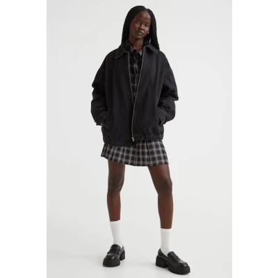 Boxy jacket - Black - Ladies | H&amp;M GB