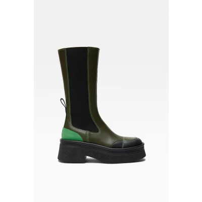 Mae Khaki Boots // E8 by Miista Shoes // Made in Portugal