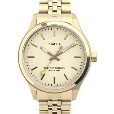 Waterbury Neon 34mm Stainless Steel Bracelet Watch