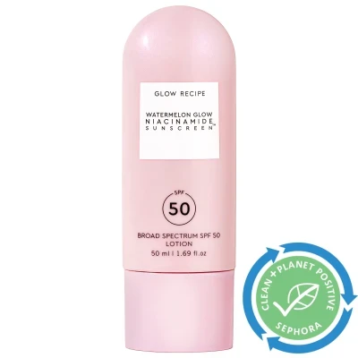 Glow Recipe Watermelon Glow Niacinamide Sunscreen SPF 50 1.7 oz/ 50 mL