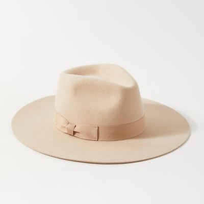 UO Flat Brim Felt Fedora