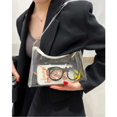 clear shoulder bag