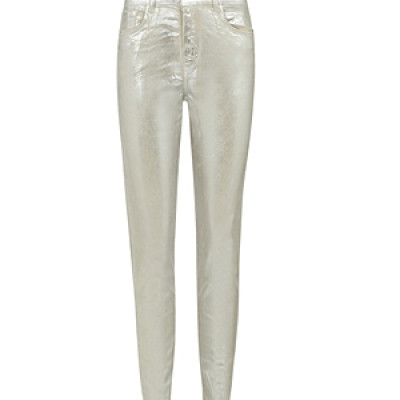 Allsaints Miller Foil Jeans in Silver