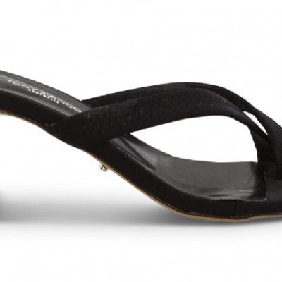 Serrah Black Lycra Heels