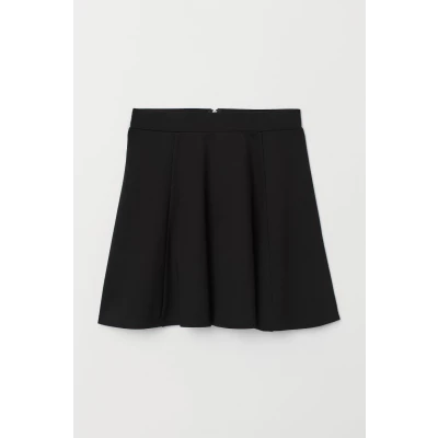 H & M - Skater Skirt - Black
