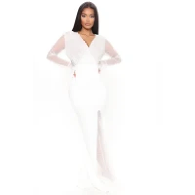 Whitney Pearl Embellished Gown