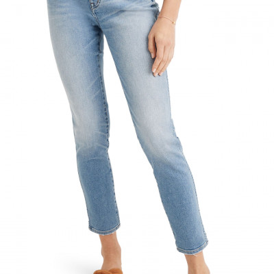 Womens Madewell 10-Inch High Waist Crop Skinny Jeans