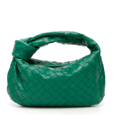 BOTTEGA VENETA MINI JODIE BAG OS Green Leather