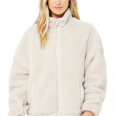 Alo Yoga | Flurry Sherpa Jacket in Bone