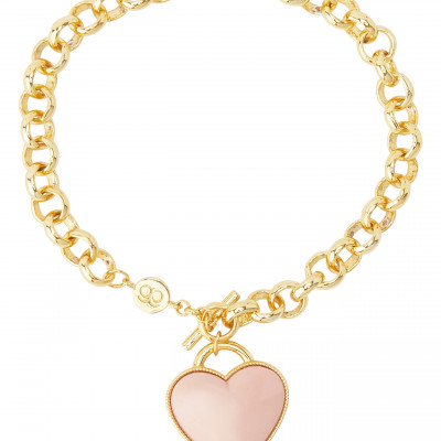 Womens Gorjana Kara Heart Charm Bracelet
