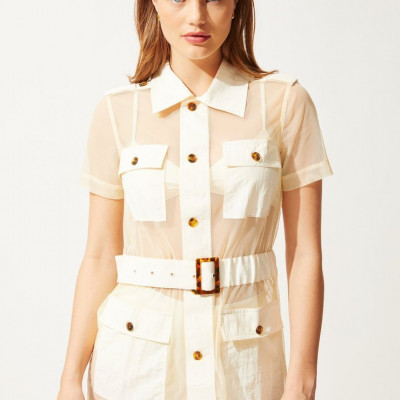 Safari Jacket Cream Mesh