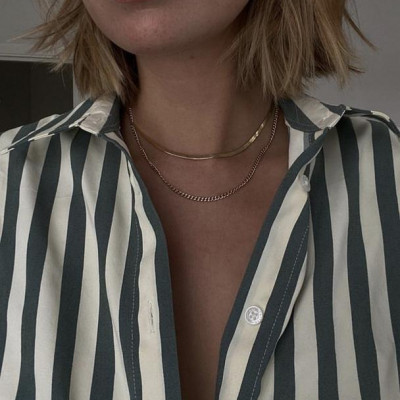 Buoy - Green Striped Shirt