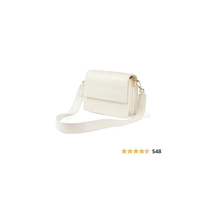 Telena Crossbody Bags for Women Vegan Leather Purses for Women Crossbody Handbag Purse with Adjustable Strap