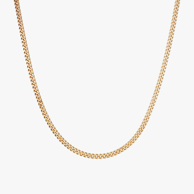 Aureum Collective Emma Curb Chain Necklace in Gold