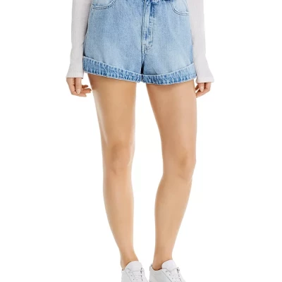 Jessa Denim Paperbag Shorts