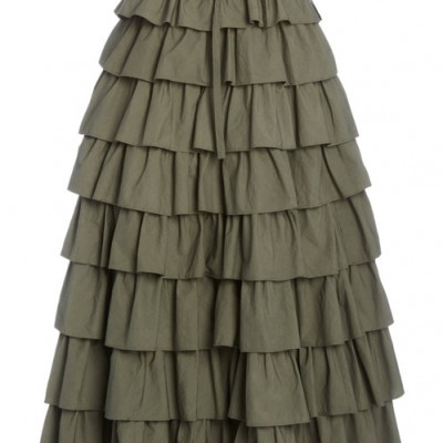 Margot Ruffled Tiered Maxi Skirt