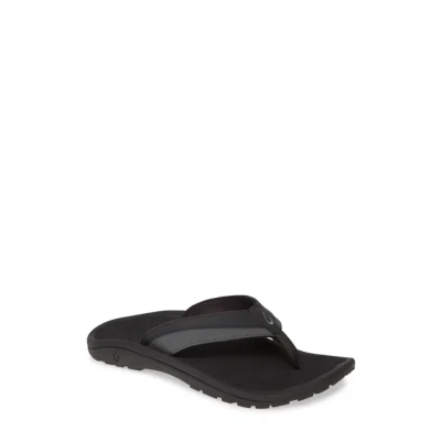 OluKai Ohana Koa Flip Flop in Lava Rock/Lava Rock at Nordstrom