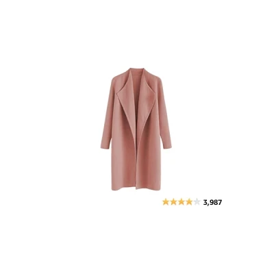 Women's Classy Open Front Knit Coat Cardigan