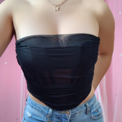 Flirty Corset Top â™¡ (Black)