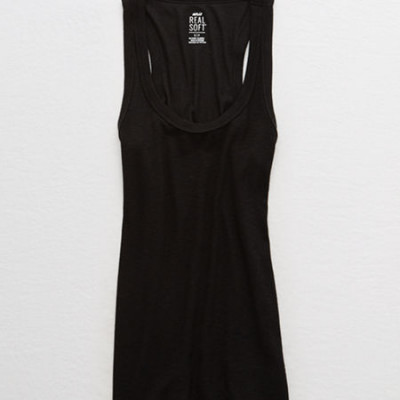 Aerie Gamechanger Tank Womens True Black