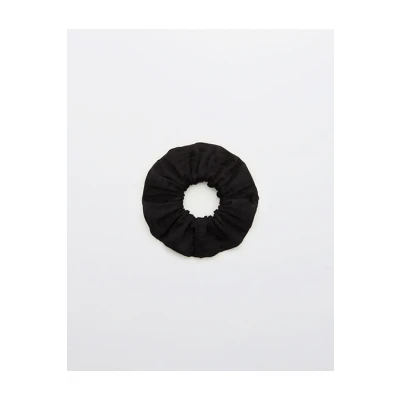 Aerie Jacquard Swim Scrunchie Womens True Black One