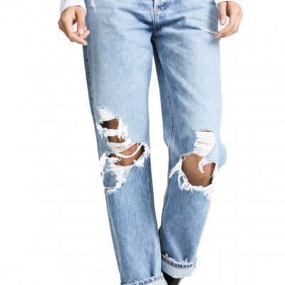90s Fit Mid Rise Loose Fit Jeans