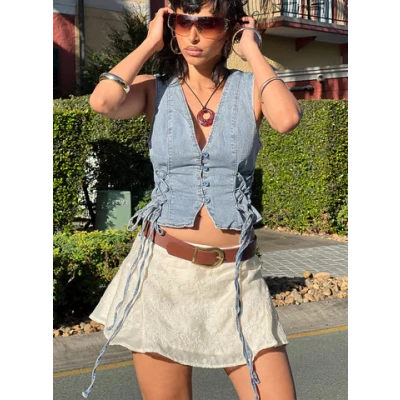 Perilla Mini Skirt Cream