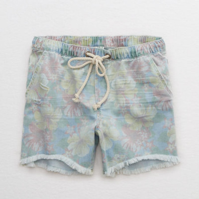 Aerie Denim Boyfriend Short Womens Harvest