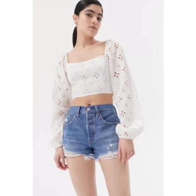 Levis 501 Original Cutoff Denim Short
