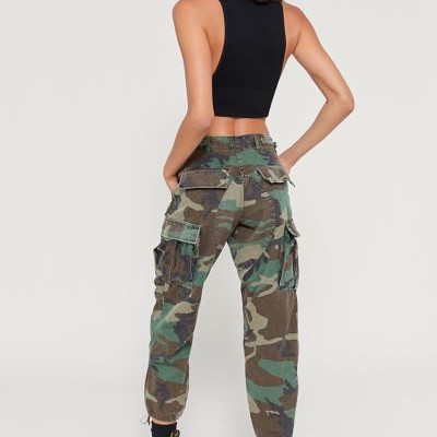 Vintage Original Camo Pant - Green L at Urban Outfitters
