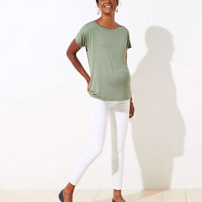 Maternity Modern Skinny Jeans in White