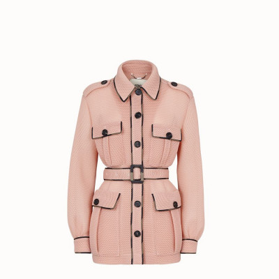 Safari Jacket In Pink Tech Mesh