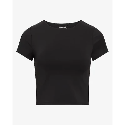 Body Contour Cropped Crew Tee
