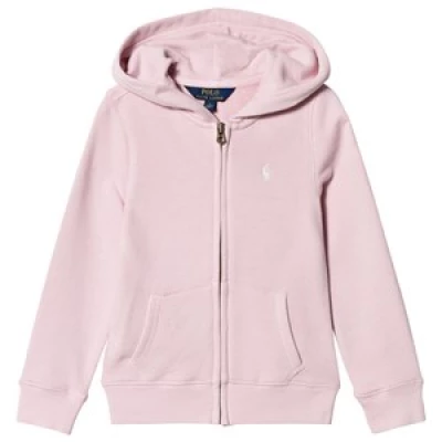 Ralph Lauren Pink Zip-Through Hoodie 4 years