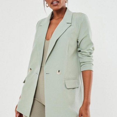 Mint Co Ord Long Blazer