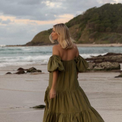 Valentina Dress ~ Olive