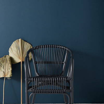 Pari Rattan Chair By Anthropologie in Grey