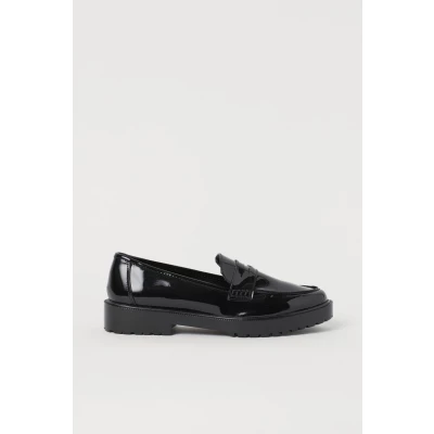H & M - Chunky-soled Loafers - Black