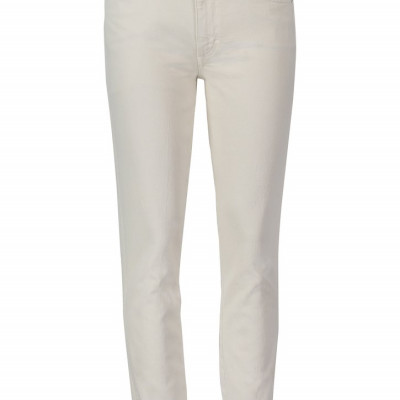 High Rise Stix Crop Vintage White