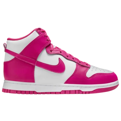 Dunk High - Womens Basketball Shoes White/Pink
