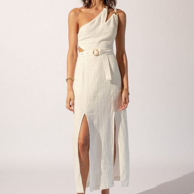 Kaia Asymmetrical Midi Dress