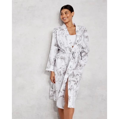 Organic Cotton Jersey Tropical Toile Robe