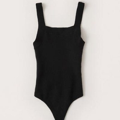 Women's Square-Neck Knit Bodysuit | Women's Tops | Abercrombie.com